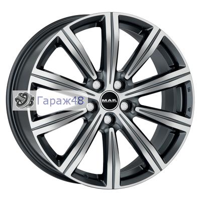 MAK Birmingham R19 / 8J PCD 5x112 ET 28 ЦО 66.5 Литые Темно серебристый с зеркальной лицевой стороной