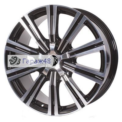 Replica LX97 R22 / 9.5J PCD 5x150 ET 45 ЦО 110.2 Литые Черный с алмазной обработкой лицевой части